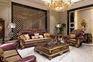 China Golden furniture low table sculpture coffee table TT-019 factory