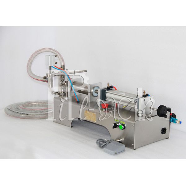 25bpm Pneumatic Paste Filling Machine Mineral Water Filling Machine With Foot Switch