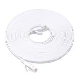 Outdoor Indoor Cat6 Patch Cord 100 Ft 10Gbps Slim Flat Durable