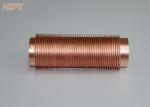 Vibration Resistance Copper Finned Tube for Industrial Boilers 0.3 ~ 0.5mm Fin