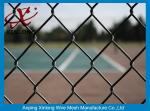 Wire Iron Dark Green Chain Link Fence PVC Coated for Football Playground