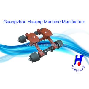 China 32Ton trailer bogie with spider axles system factory