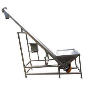 Custom Design Screw Auger Feeder with Variable Frequency Drive and Deep Screw