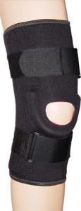 China Comfortable Hinged Knee Brace Open Patella Protector Wrap For Pain Relief factory