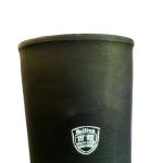 Round Silicon Carbide Crucible Acidic / Basic Resistant 150kg Capacity Long Life