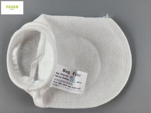 China 100 Micron PP Liquid Filter Bag With SS304 Steel Ring factory