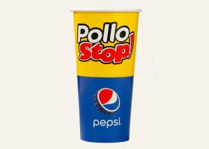 China Branded Single Wall Paper Cups With Plastic Lids And Straws , Eco Friendly factory