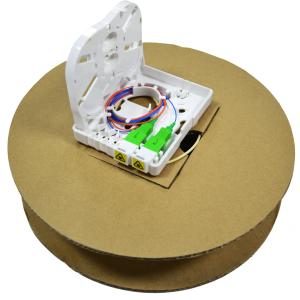 China PC ABS Fiber Optic Terminal Box Fiber Optic Face Plate Panel Rosette FTTB factory
