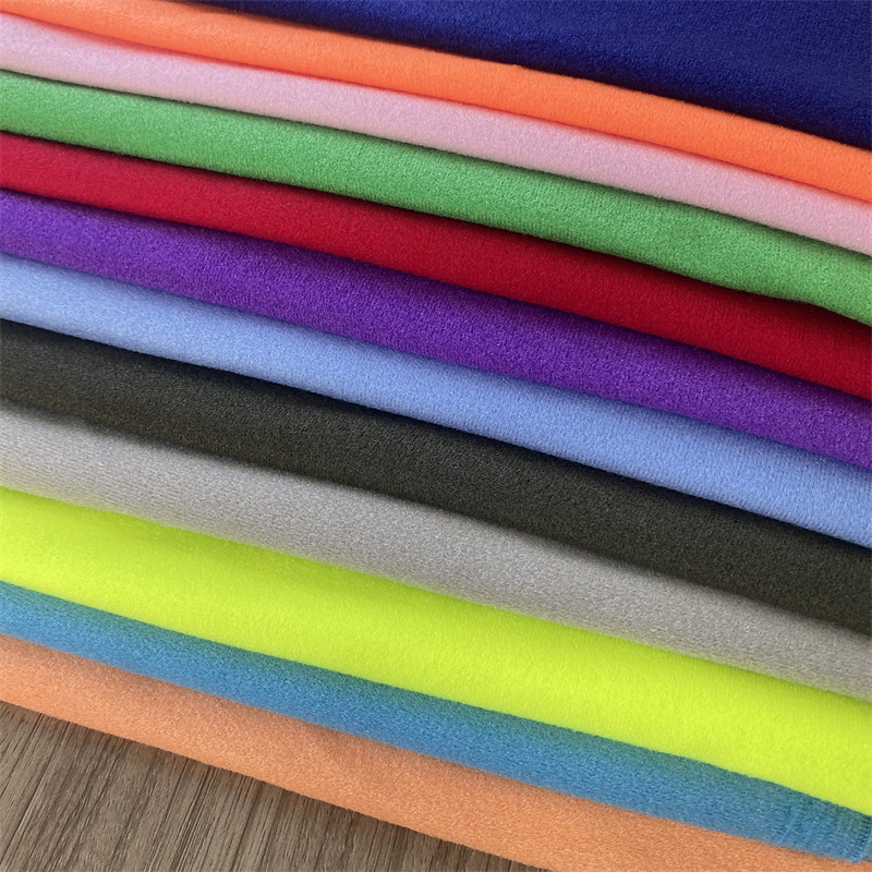 Velvet Warp Brushed Knitting Tricot Fabric Ideal for Medical Protective Gear Supplies