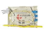 4 Port Fiber Optic Termination Box OTB FTB104E Plastic White for FTTH Drop Cable