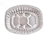 Hard Temper Aluminum Foil Baking Trays Oval Shape 6500ml