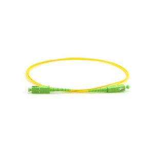 China Yellow Single Mode Optical Patch Cord / PVC Sc Apc Patch Cord 3 Meter factory