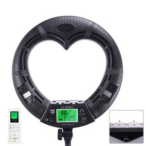 China 96W 18inch Heart Shaped Led Ring Light Wireless Remote Selfie Makeup Ring Light 18'' Tiktok Youtube Video Photography factory