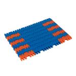 Plastic Flush Grid Modular Chain Conveyor Belt