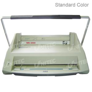 China 12 - Pins Handle Electric Binding Machine For Velo Binding Strip WB-2000 factory