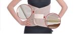 Brown Gray Color Protection Lumbosacral Support Belt Breathable Powerful