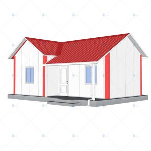 China Heya-B02-A China 1 room sandwich panel house ready made for sale factory