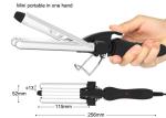 Three Barrel Curling Iron Mini Hair Curler Aluminum Plate Wave Formers