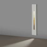 Slim Rectangle Wall Mounted LED Lamps IP65 5000k For Staircase