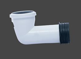 China 138mm Rigid WC Sealing Toilet Pan Connector 4 Inch Pipe Connector factory
