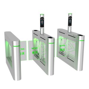 China Indoor/Outdoor Access Control Security Turnstile Gate with Card Reader and RS232/485 Communication Featuring Esd Protection factory