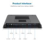 Win 10/11 Linux Industrial Touch Panel PC 2GB/4GB/8GB Memory Resolution 1920
