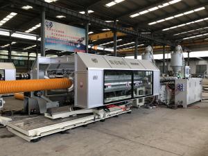 China Stable Operation System Corrugated Tube Machine Double Wall Corrugated Pipe Making Machine factory