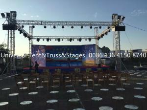 China Bolt Aluminum Stage Truss For Outdoor Event , Custom Design Aluminum Triangle Truss factory
