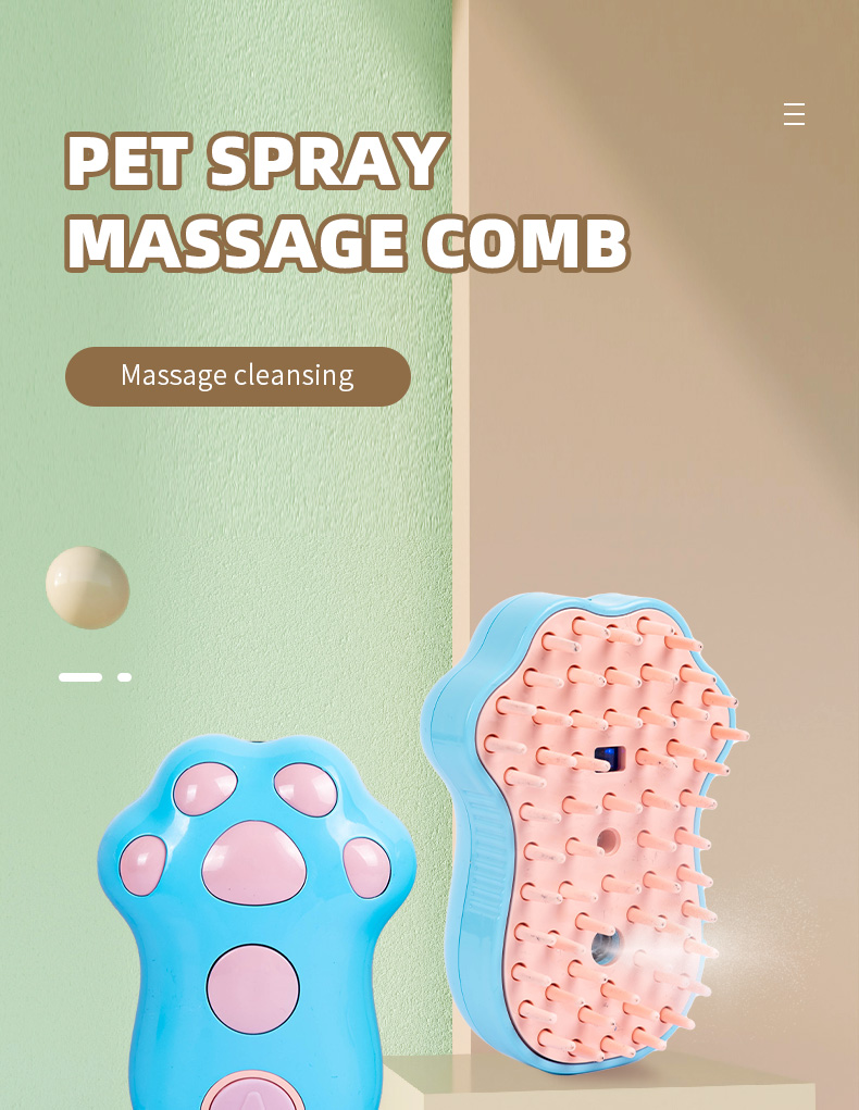 Pet Cat Steam Brush Not Applicable Power Source Upgrade UV Light and Self Cleaning