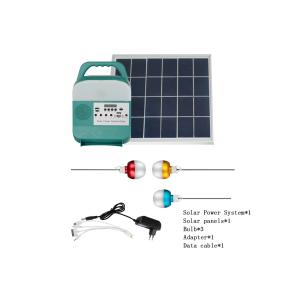 China IP65 Household Lighting Solar Panel System 9W With LED Bulb factory