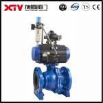 SS304 SS316 Wcb Forged Steel Xtv Flange Ball Valve with Mounted Pad Nominal