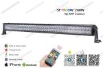 41.5" 240W Straight RGB LED Light Bar , Flood / Spot / Combo Beam 5D LED Light