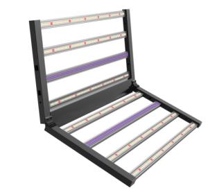 China Dimming 660nm 640W Foldable Led Grow Light For Hydroponic Farming factory