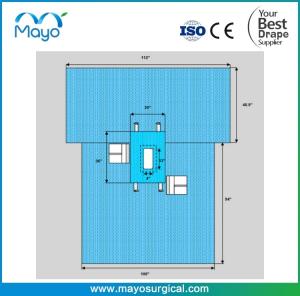 China Surgical Universal Spine Drape With 3M Incise Flim factory