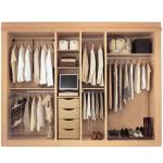 Custom Made Design Modern Clothes Cabinet Without Doors Wardrobes