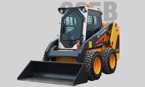 China 3 Ton 50HP Ws75 Skid Steer Concrete Mixer 30hp China Skid Steer Loader 365B factory