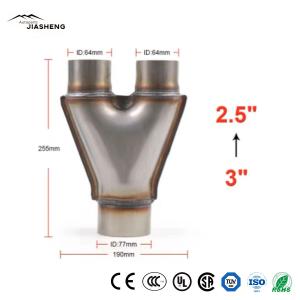China Auto Exhaust Pipe Catalytic Converter Stainless Steel Material factory