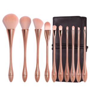 China Fiber Wool Compact Foundation Brush , Professional Foundation Brush Light Weight factory