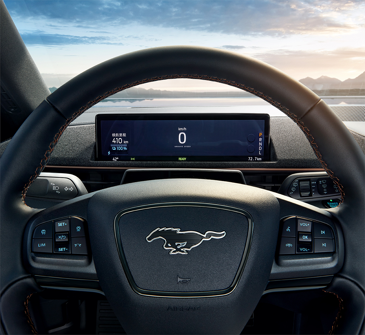 2024 High Performance Sports SUV Cars New Energy Vehicles Electric Vehicles CLTC619 Km Mustang Mach-E Black