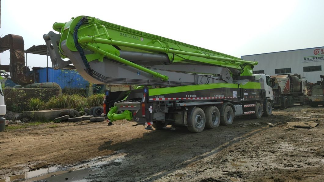 Renovated Condition 2014 Zoomlion Super Long Boom Pump Used Truck Pump Concrete Pump Concrete Mixer