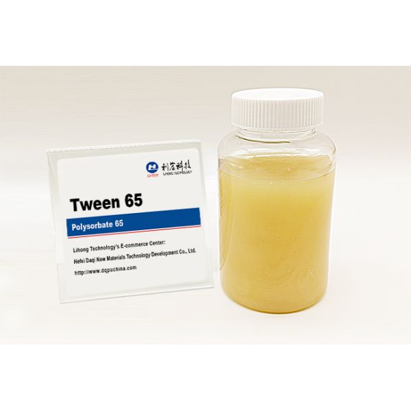 Tween 65 Polysorbate 65 Polyoxyethylene (20) Sorbitan Tristearate Used As Emulsifier Stabilizer Wetting Agent