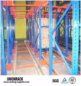 China ODM Radio Shuttle Pallet Racking Cold Rolled Steel Racks For Warehouse factory