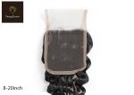 Deep Wave 12 Inch 100g Remy Human Hair Closure 10A No Smelling