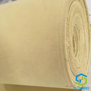 China Aramid 1313 Airslide Band Conveyer Canvas Belt Aerating Plate Fabric Fire Resistant factory
