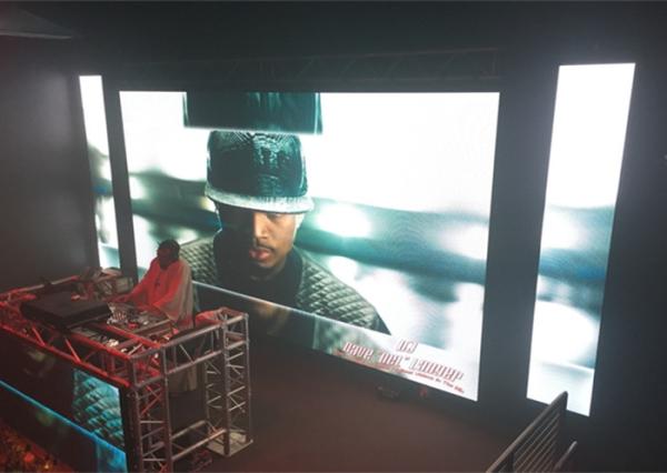 Nightclub Stage Background DJ LED Display Booth Led Advertising Display For