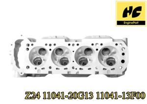 China Nissan Z24 11041 20G13 / 11041 13F00 Diesel Engine Cylinder Head Cast Iron / Aluminum Material factory