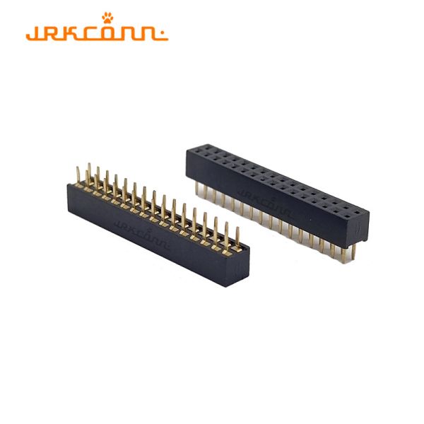 China Dual Row St Female Header 2Mm Phosphor Bronze Terminals 3A Connector Pin Header factory