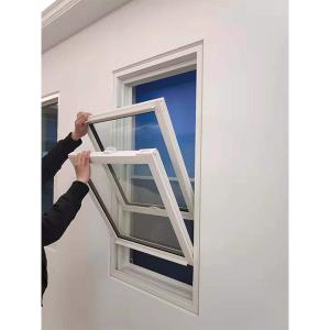 China NFRC Double UPVC Double Hung Window 105mm factory