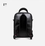 Pu Leather Waterproof Custom Travel Backpack Purse Laptop USB For Man 42x32x14cm