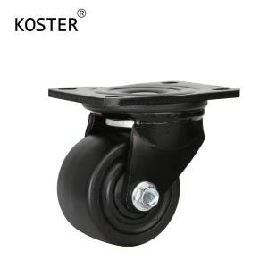 China Nylon Heavy Duty Black Low Gravity 3inch 4inch 600kg Castor for Industrial Equipment factory